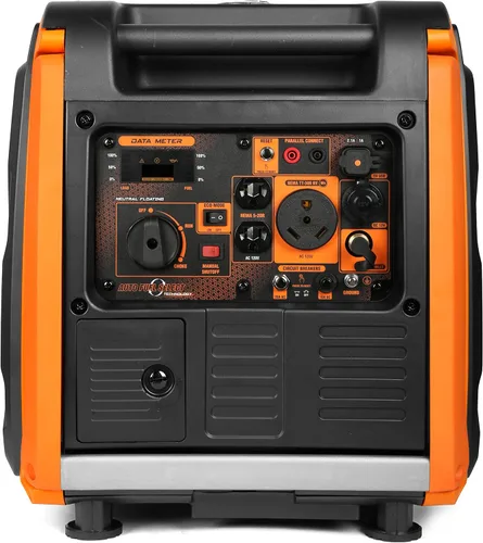 Miniatura 4 de WEN DF450i - Generador inversor portátil súper silencioso de 4500 vatios de combustible dual listo para autocaravanas con apagado de combustible