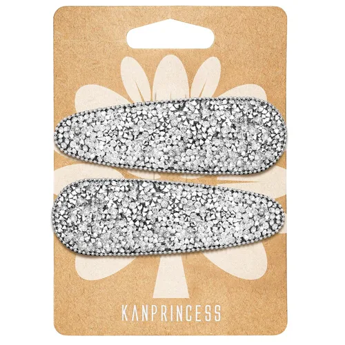 Miniatura 14 de KANPRINCESS Pinza para el pelo, 2 piezas de diamantes de imitación de 2.4 pulgadas, color plateado, pasadores de pelo para mujeres y niñas, novia