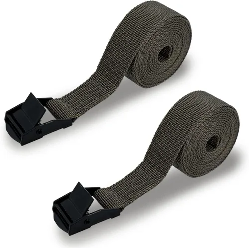 Correas de cámara de sendero, correa de montaje de cámara de juego con hebilla de aleación de larga duración, 0.984 in de ancho x 6 pies de largo,