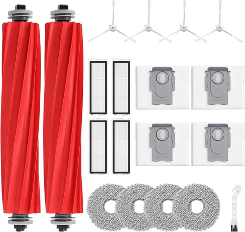 Miniatura 10 de Paquete de 15 piezas de repuesto para aspiradora robot Q Revo, kits de repuesto de accesorios Q Revo