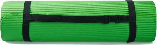 Miniatura 8 de BalanceFrom 7-Piece Yoga Set with 71x24x0.5 Inches Extra Thick Mat and Carrying Sling – Includes 2 Blocks, Stretch Strap, 2 Towels, and Knee Pad for