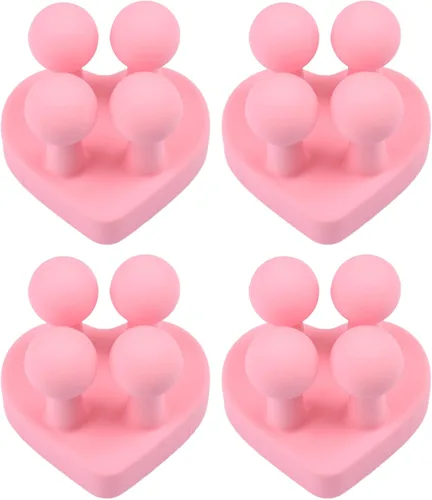 Miniatura 8 de 4 soportes para cepillos de dientes autoadhesivos impermeables de silicona, multifunción, montado en la pared, soporte para enchufe de un solo
