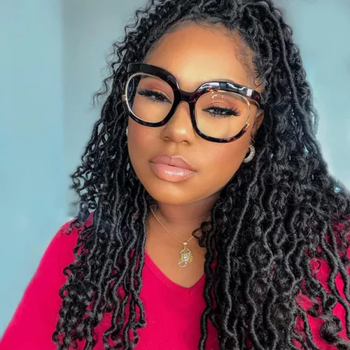 Miniatura 7 de Locs de Diosa pelo de ganchillo de 10 pulgadas, Locs de imitación, pelo de ganchillo para mujeres, Locs suaves de río, bucles cortos, trenzas de 1b#
