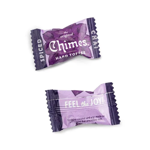 Miniatura 3 de Chimes Caramelos duros de caramelo Chai con especias de coco (paquete de 2)