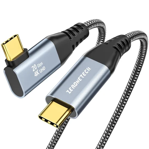 Miniatura 21 de Cable para Monitor USB C ZeroneTeck [0.91 m, Rosa], Transferencia de Datos de Alta Velocidad de 20 Gbps, Salida de Video de Pantalla 4K@60Hz, Carga