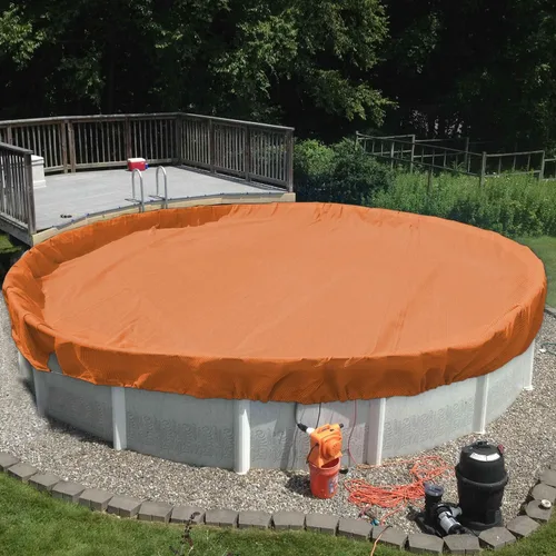 Miniatura 22 de TANG Cubiertas redondas de 10 pies para piscina de 6 pies para tanque redondo sobre el suelo, cubiertas de piscina de hojas de invierno