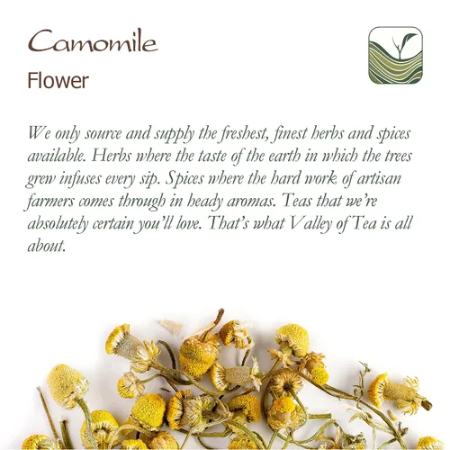 Miniatura 6 de Flores de manzanilla Té de hierbas orgánico - Calmante y relajante - Matricaria silvestre Manzanilla - Camomila Flores de manzanilla Chanile Chanile