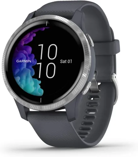 Miniatura 7 de Garmin 010-02173-11 Venu, GPS SmartWatch con pantalla táctil brillante, presenta música, monitoreo de energía corporal, entrenamientos animados