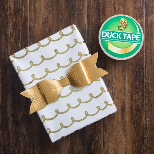 Miniatura 2 de Duck Brand Cinta adhesiva con estampado de pato, 6 rollos, veteado de madera (283051_C)