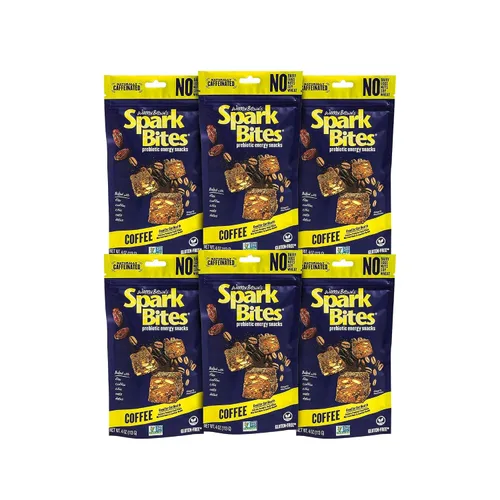 Miniatura 6 de SPARK BITES - Bocadillo energético saludable vegano sin alérgenos con chispas de chocolate (paquete de 6), una liberación constante de energía