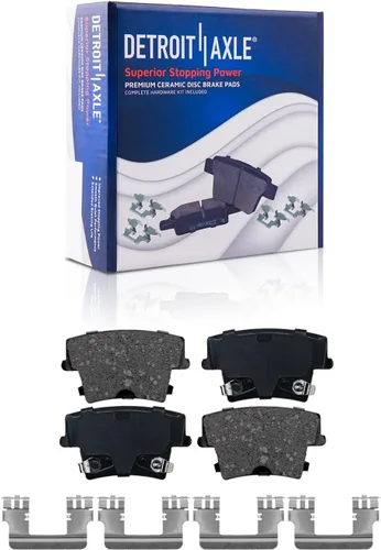Miniatura 120 de Detroit Axle - Pastillas de Freno Delantero para Nissan Altima Maxima Sentra 350Z Cube Juke Versa INFINITI G20 G35 I30 I35 Suzuki SX4, Pastillas