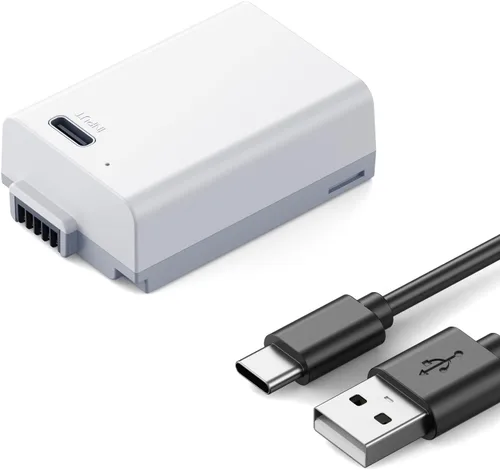 K&F CONCEPT EN-EL25 Batería USB-C EN-EL25A Z50ii Batería con carga rápida 2H Compatible con Nikon Z50ii Z50 Z30 Zfc Camera MH-32 Cargador