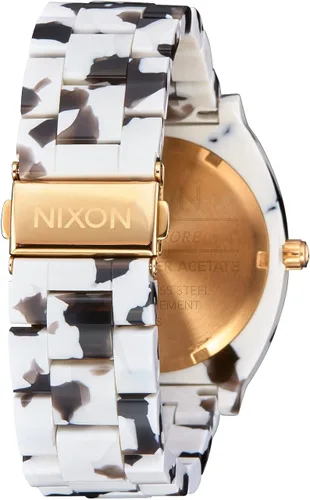 Miniatura 3 de NIXON Time Teller - Reloj analógico de moda de acetato resistente al agua para mujer (esfera de reloj de 1.457in, correa de acetato de 0.787in)