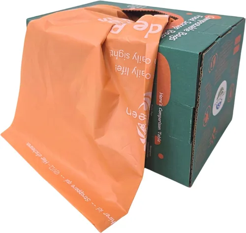 Miniatura 10 de Bolsas de basura compostables, 2.6 galones, 9.84 litros, 200 unidades, extragruesas, desechos de alimentos, pequeñas bolsas de basura de cocina, US