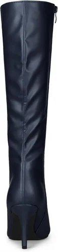 Miniatura 3 de Allegra K Botas altas hasta la rodilla con tacón de aguja y punta puntiaguda para mujer