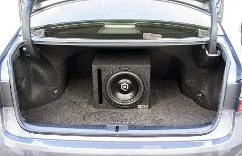Miniatura 7 de Atrend Bbox Car Pro Audio - Cajas para Altavoces de 10 pulgadas Individual Ventilado para Subwoofer/Altavoz, MDF de Alto Grado - Terminales