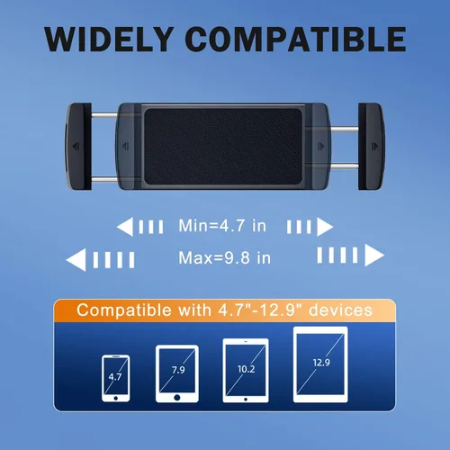 Miniatura 4 de Soporte de teléfono de coche para Samsung Galaxy Z Fold 7 6 5 4 3 accesorios – Soporte de tableta para ventilación de aire de coche manos libres