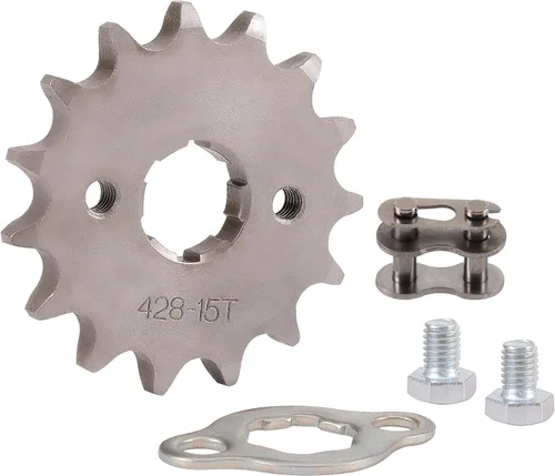 Miniatura 18 de WOOSTAR Piñón delantero para motocicleta 428-11T 17mm para 50cc 70cc 90cc 110cc 125cc Dirt Pit Bike Mini Bike ATV 4 ruedas