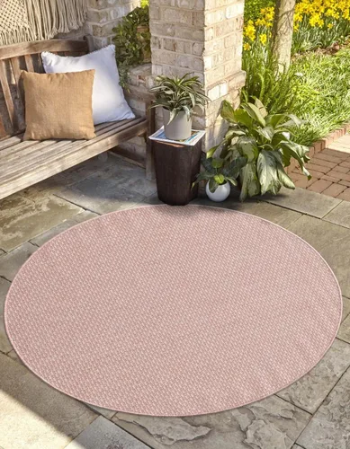 Miniatura 93 de Unique Loom Collection Alfombra de Área Plana Casual de Transición Sólida Jaspeada para Interiores/Exteriores (Pasillo 2' x 6' 1", Azul/Azul Marino)