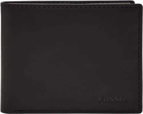 Miniatura 8 de Fossil Derrick - Cartera de piel con bloqueo RFID y funda extraíble para tarjetas