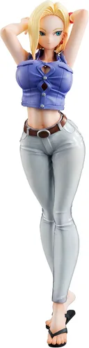 Miniatura 6 de Megahouse Dragon Ball DB Gals Android 18 Versión 3 Figura de PVC