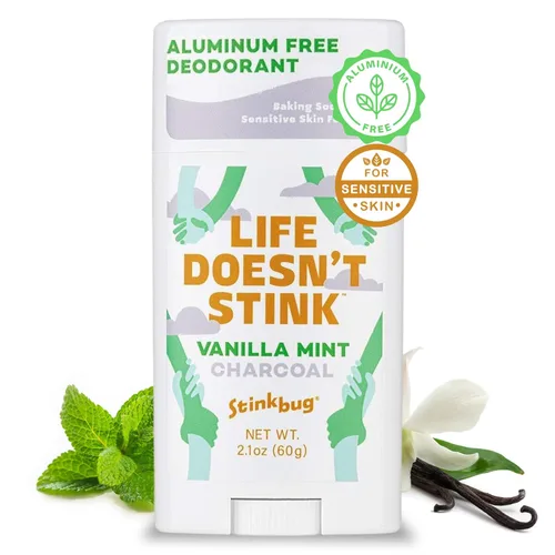 Miniatura 21 de Stinkbug Naturals - Desodorante orgánico sin aluminio con salvia ámbar, aceite de coco y carbón activado, sin parabenos, desodorante para piel