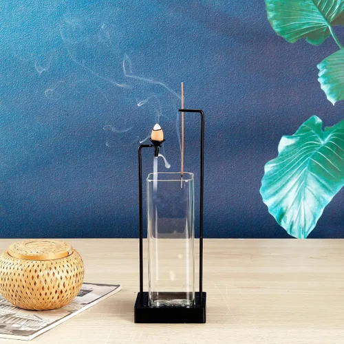 Miniatura 6 de Soporte de Incienso para Varillas y Quemador de Incienso para Juego de Incienso de Cono, Quemador de Incienso Invertido con Colector de Cenizas