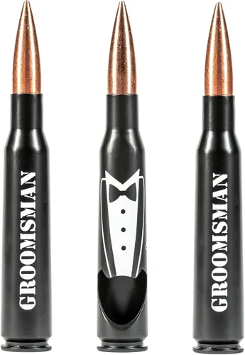 Miniatura 11 de Regalos para el mejor hombre para boda – Grabado 'BEST MAN' 50 Cal abrebotellas I Best Man Propuesta regalo I Will You Be my Best Man Gifts