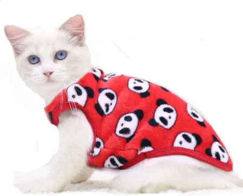 Miniatura 7 de ANIAC Disfraz para mascota, ropa de conejo, chaleco suave de conejo, camiseta acogedora para gatito, hurón, chihuahua, cachorro y animales pequeños