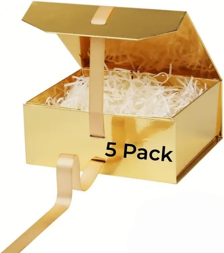 Miniatura 49 de GoooodGift Caja de regalo grande azul, 1 paquete de 13.5 x 11 x 5.3 pulgadas, caja de regalo de lujo para regalos con tapa de cierre magnético