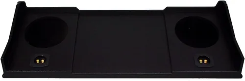 American Sound Connection ASC Compatible con Dodge Ram 1994-2001 Extended/Quad/Club Cab Truck Dual 10" Subwoofer Caja de altavoz subwoofer -