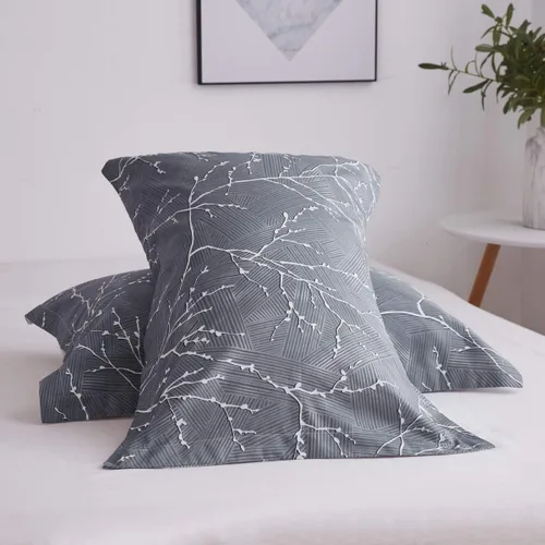 Miniatura 3 de OAITE - Juego de funda de edredón de 100% algodón con patrón floral, juego de ropa de cama suave que incluye 3 piezas
