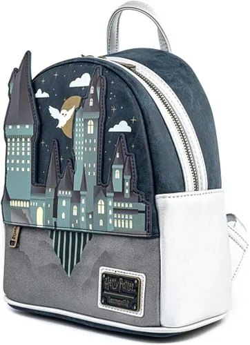 Miniatura 2 de Loungefly Harry Potter Hogwarts Castle Hedwig - Bolso de hombro con doble correa para mujer, Multi, Classic