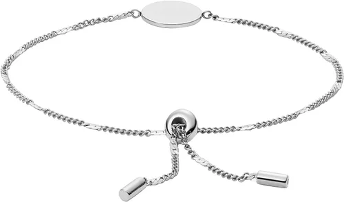 Miniatura 3 de Fossil Pulsera de regalo personalizada grabable de acero inoxidable para mujer