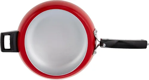 Miniatura 4 de Hawkins Olla a presión Contura de 5 litros, cocina de tapa interior Handi con revestimiento de cerámica, rojo tomate (CTR50)