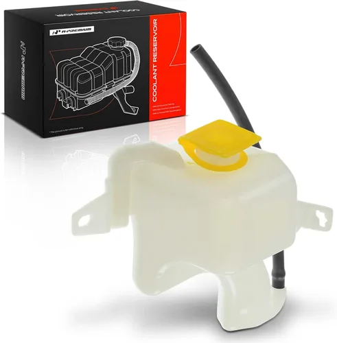 A-Premium Tanque de depósito de recuperación de desbordamiento de refrigerante del motor [con tapa] Compatible con Dodge Caliber 2007-2012 y Jeep
