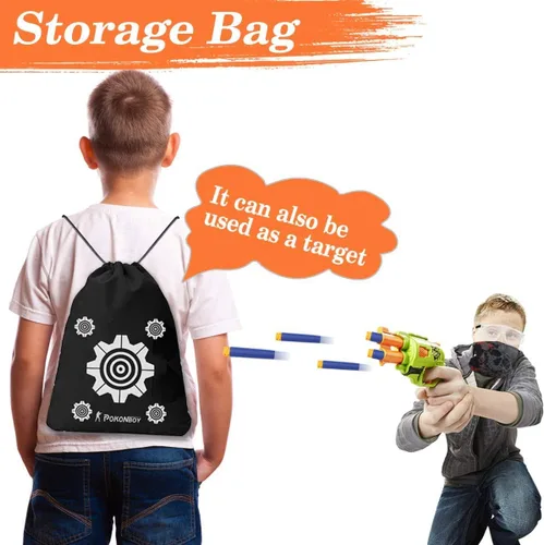 Miniatura 2 de POKONBOY Recuerdos de fiesta compatibles con pistolas Nerf, pulseras de dardos, máscara facial táctica, gafas de seguridad, accesorios de pistola