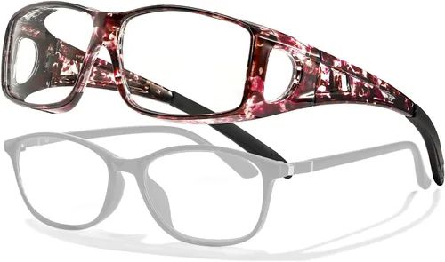 Miniatura 20 de LVIOE Fit Over Blue Light Blocking Glasses and Computer Eyewear- Wear Over Prescription Glasses/Reading Glasses/RX Glasses