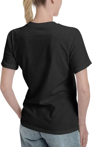 Miniatura 3 de Soda Stereo Female T Shirt Loose Casual Short Sleeve V-Neck Tops