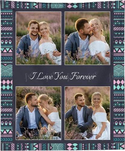 Miniatura 43 de Manta personalizada con foto, manta personalizada con imagen para regalos de pareja, mantas de franela personalizadas para adultos, niños