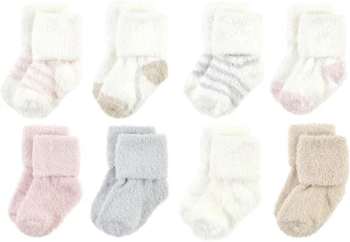 Miniatura 85 de Hudson Baby - Calcetines de algodón para bebés recién nacidos y Terry para niñas bebés