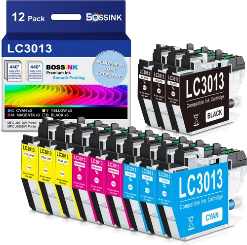 Miniatura 9 de MFC-J1010DW LC401XL - Cartuchos de tinta compatibles con Brother LC401 de alto rendimiento para impresora Brother MFC-J1012DW MFC-J1170DW