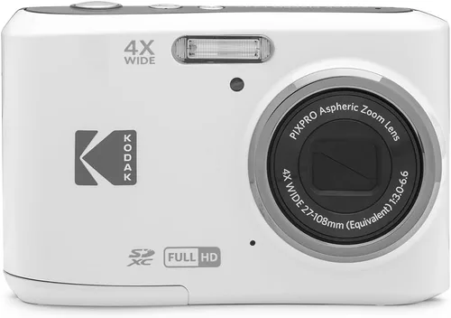 Miniatura 4 de Kodak FZ45WH PIXPRO FZ45 - Cámara digital de 16 MP, color blanco, paquete con tarjeta de memoria Lexar Professional 633x 64GB UHS-1 Clase 10 SDXC