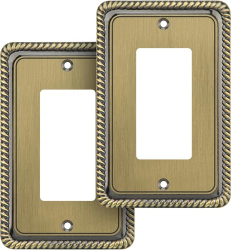 Miniatura 47 de Henne Bery Placa Decorativa de Pared con Borde de Cuerda Placa de Interruptor Cubierta de Tomacorriente