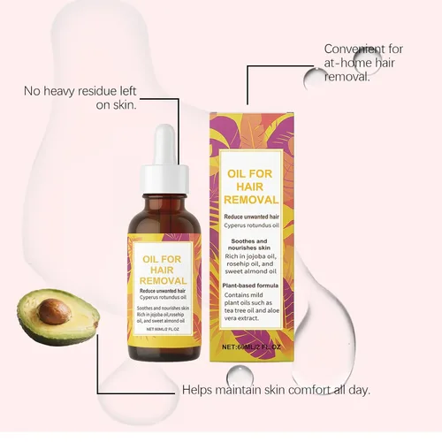 Miniatura 4 de Renovia Cyprus Rotundus Oil Aceite Cyperus Rotundus para depilación, calma e hidrata la piel, minimiza los poros, para todo tipo de piel, 2.02 onzas