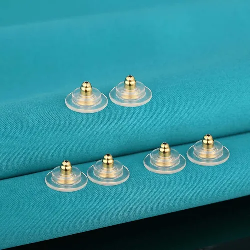 Miniatura 7 de 3 pares de respaldos de aretes, respaldos de aretes de plata de ley 925 para tachuelas, respaldos de aretes con cierre ajustables hipoalergénicos