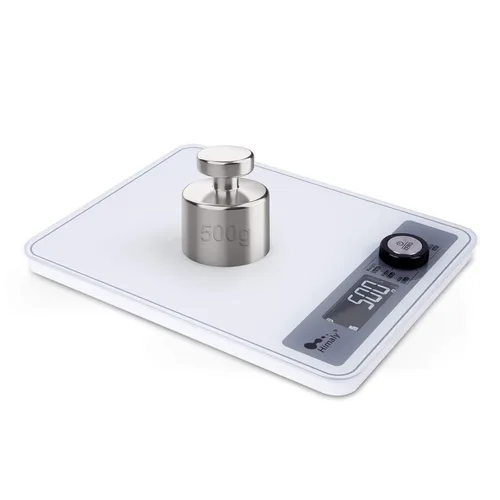 Miniatura 4 de Báscula de cocina altamente digital, pantalla LCD con retroiluminación, graduación precisa de 0.1 oz, medición de volumen de agua y leche, 176.37 oz