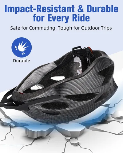 Miniatura 5 de Zacro Adult Bike Helmet, Lightweight Bicycle Helmet with Removable Pads and Visor, CPSC Certified Safety Helmet for Men Women, Mountain Road Cycling