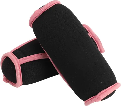 Miniatura 5 de Juego de pesas de mano suaves de 1 libra, par con correa de mano para entrenamiento de fuerza, caminar, trotar, fitness, material de neopreno