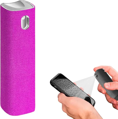 iO CLEAN Mini Spray Limpiador de Pantalla – Limpiador de Pantalla a Prueba de Huellas para Smartphones, iPads, MacBooks, Laptops, Pantallas de Rosa